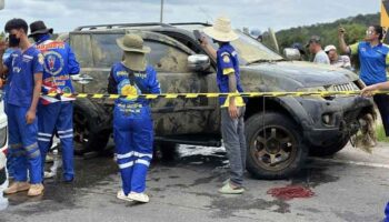 В теле пропавшей женщины найдено в автомобиле в канале Канчанабури