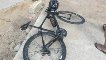 Велосипедист был спасен местными жителями после обрушения от припадка в Лопбури