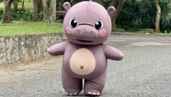 Гиппо-критически обученный! Зверинец проводит учения по побегу с поросячей звездой Му Дэнг (видео)