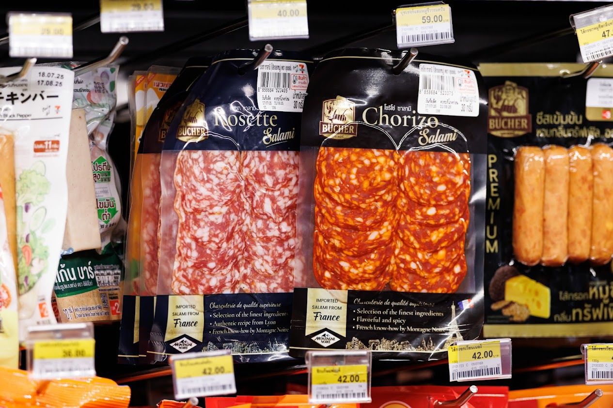 Да, закуска: Французская салями появилась на полках 7-Eleven в Таиланде