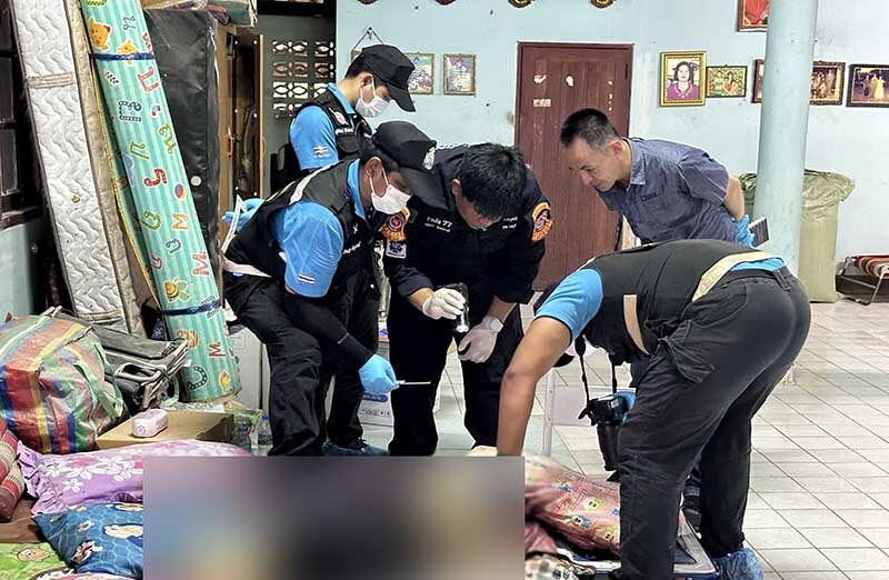 Женщина, прикованные к постели, найдена мертвой после ограбления в Ратчабури