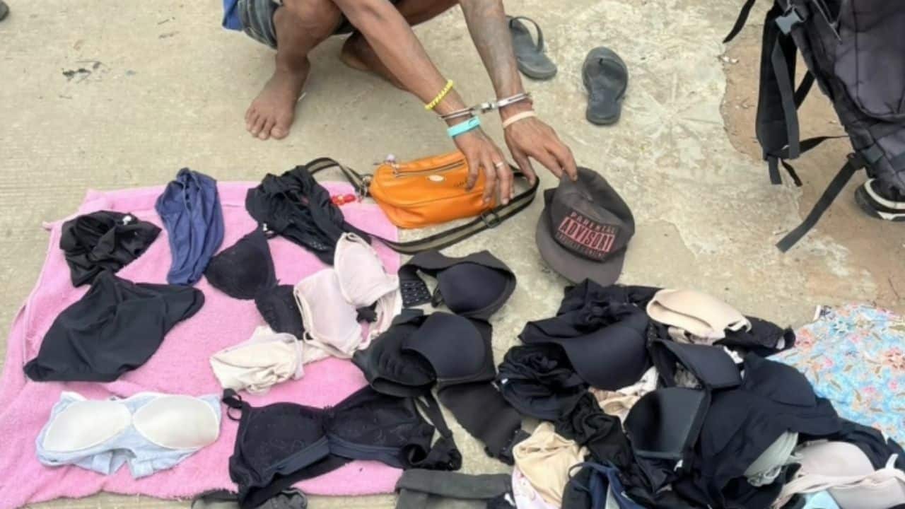 Краткая встреча! Тайца арестовали за коллекционирование нижнего белья в Бурираме