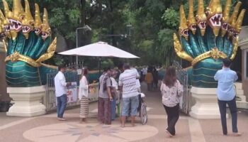 Кхам Чанод привлекает толпы на духовные ритуалы и удачу