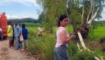 Мужчина погиб от удара электрическим током, другой пострадал в результате инцидента с деревом в Удоне Тхани