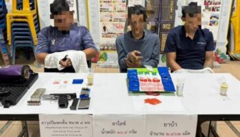 Подозреваемые в наркоторговле на Пхукете: 1 таблетка, 1 пистолет, 1 магазин лодок проблем