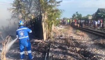 Пожар в Хатъяе уничтожил пять домов, пострадавших не reported