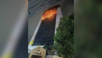 Пожар вспыхнул на 6-м этаже здания в Бангкоке, причина устанавливается