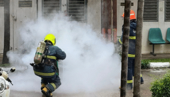 Пожарная тревога в больнице Чиангмая