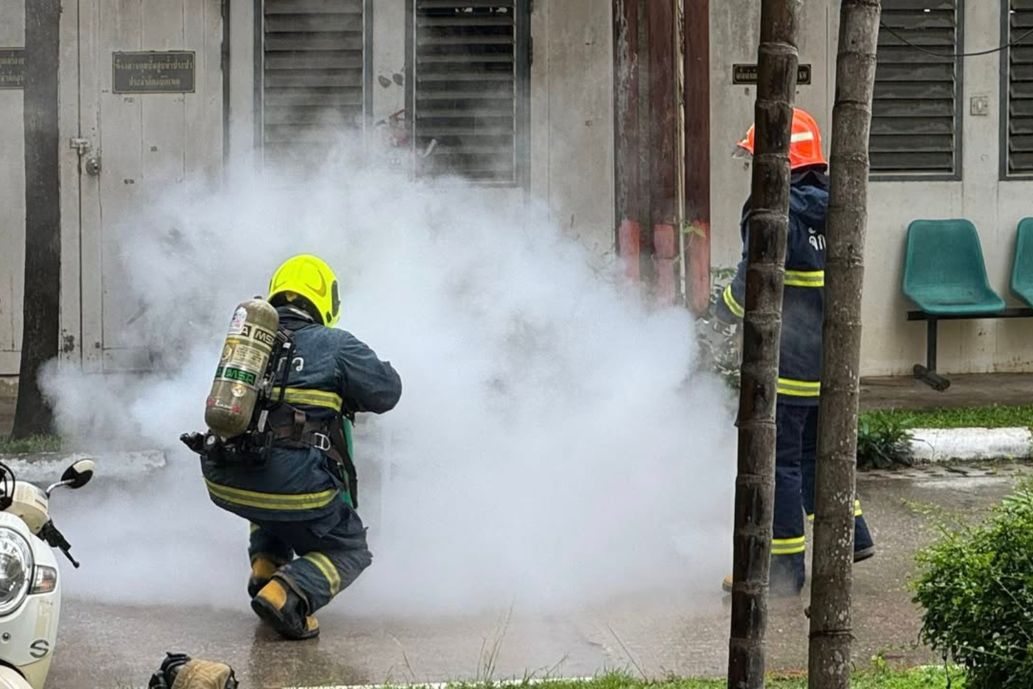 Пожарная тревога в больнице Чиангмая