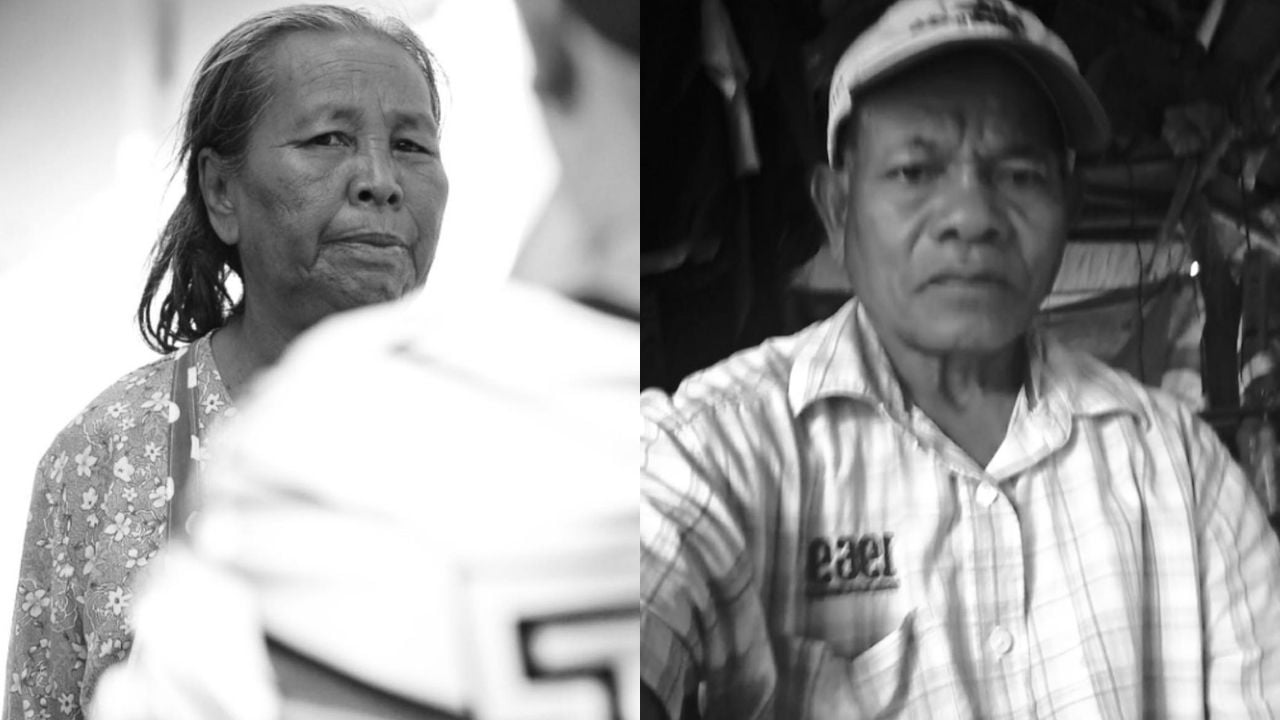 Пожилую тайскую пару убили в результате наезда автомобиля, когда они пытались убежать от столкновений на границе.