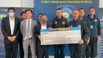 Полиция возвращает 6,58 миллиона долларов японской компании после ареста тайско-африканской кибербанды.