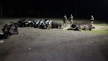 Полиция Пхукета проводит облаву: 18 подростков арестованы, 14 мотоциклов изъято в ходе рейда