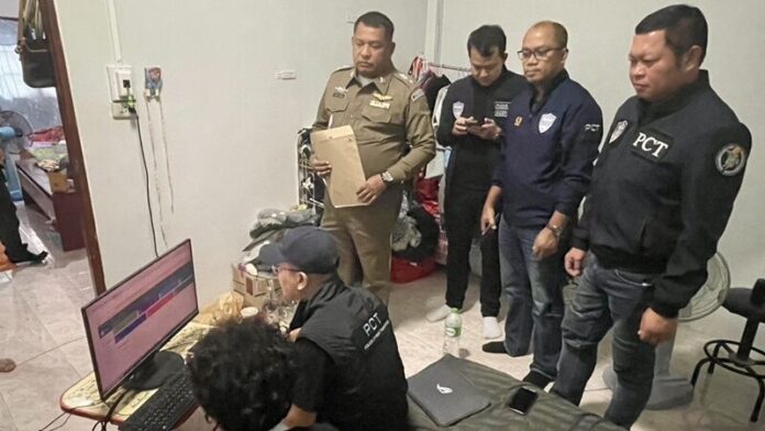 Полиция разрушила сети азартных игр в Бурираме, которые обрабатывают 1,8 миллиона бат в месяц