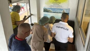 Пьяный французский турист умирает на диване перед полицейским участком в Таиланде