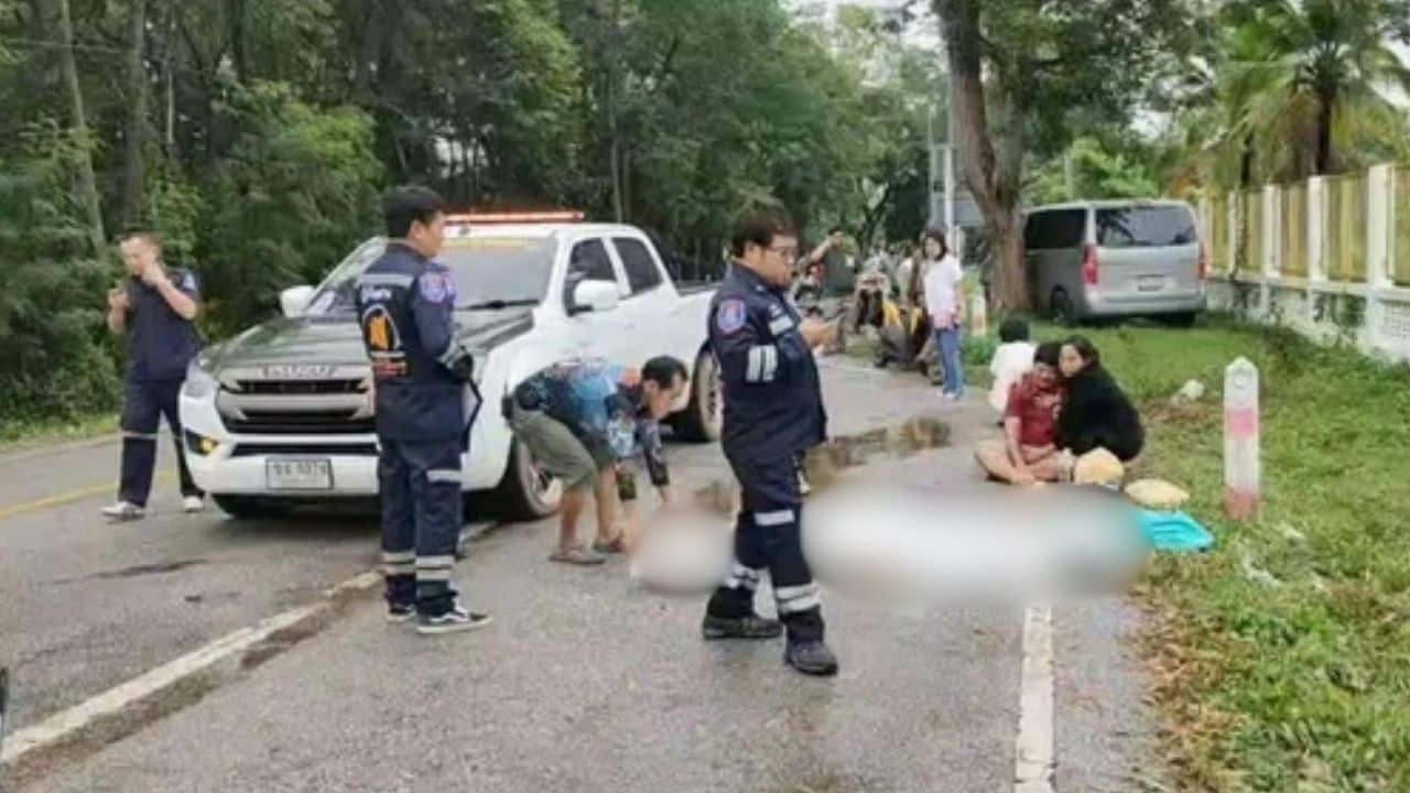 Тайская мать смертельно сбита автомобилем сына во время совершения добрых дел