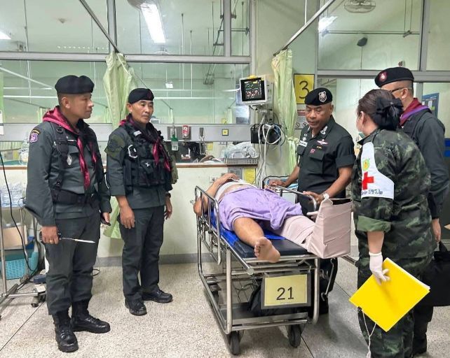 Тайские полицейские пострадали от минометного огня камбоджийцев в Сисакете