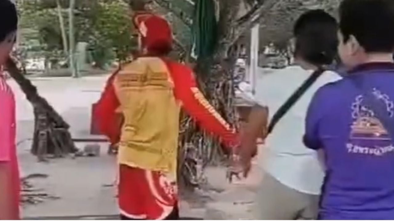 Трансгендерный вор пойман после того, как вырвал браслет у иностранного туриста на Пхукете