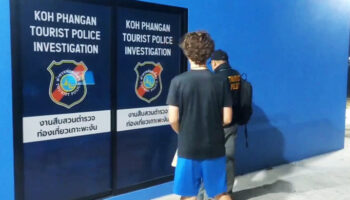 Французский отец в восторге, так как туристическая полиция нашла потерянного сына на Ко Пхангане