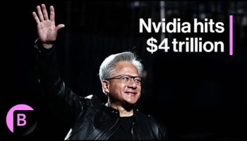 Nvidia достигает рыночной капитализации в 4 триллиона долларов благодаря спросу на ИИ