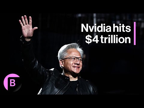 Nvidia достигает рыночной капитализации в 4 триллиона долларов благодаря спросу на ИИ