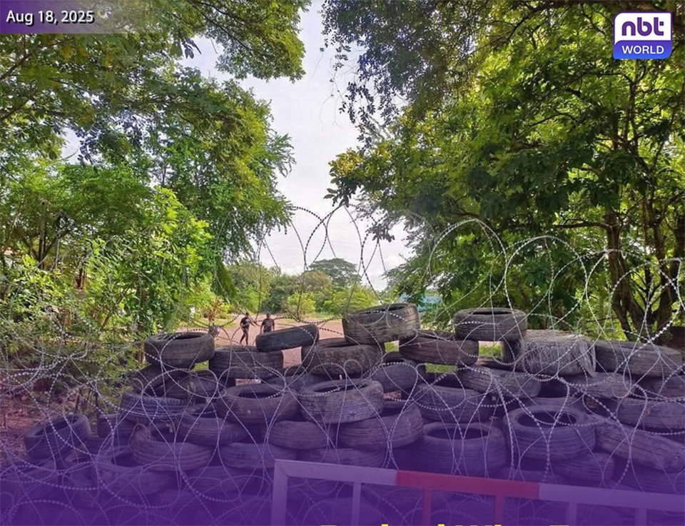 1-й армейский район уточняет, что установка колючей проволоки в Сакео является мерой безопасности, а не претензией на границу