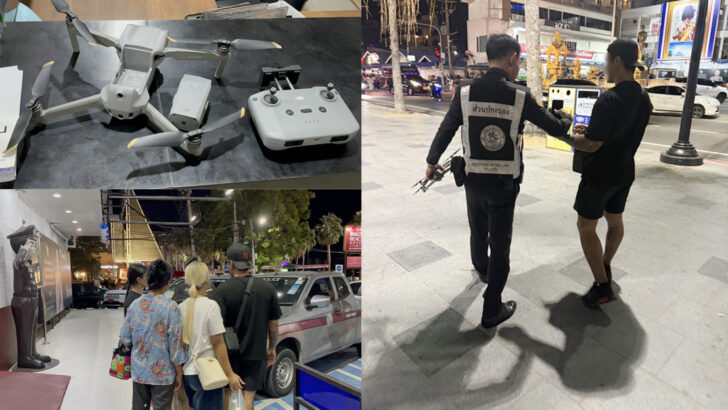 Запрет дронов захватил ничего не подозревающего шведского туриста в Паттайе