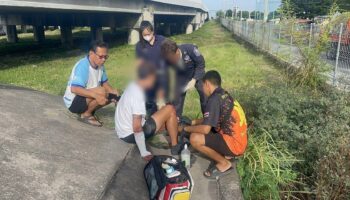 Мотоциклист выжил после падения с 3-метрового моста в ДТП в Паттайе