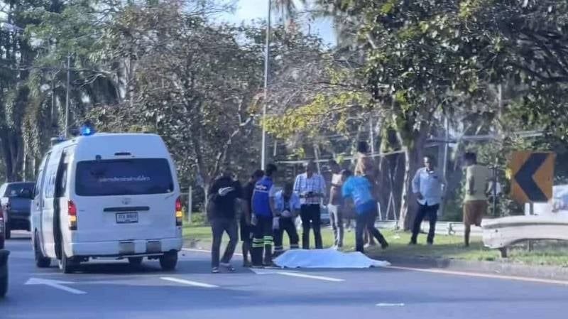 Мотоциклист погиб на смертельном повороте Коконат Гров в Пхукете