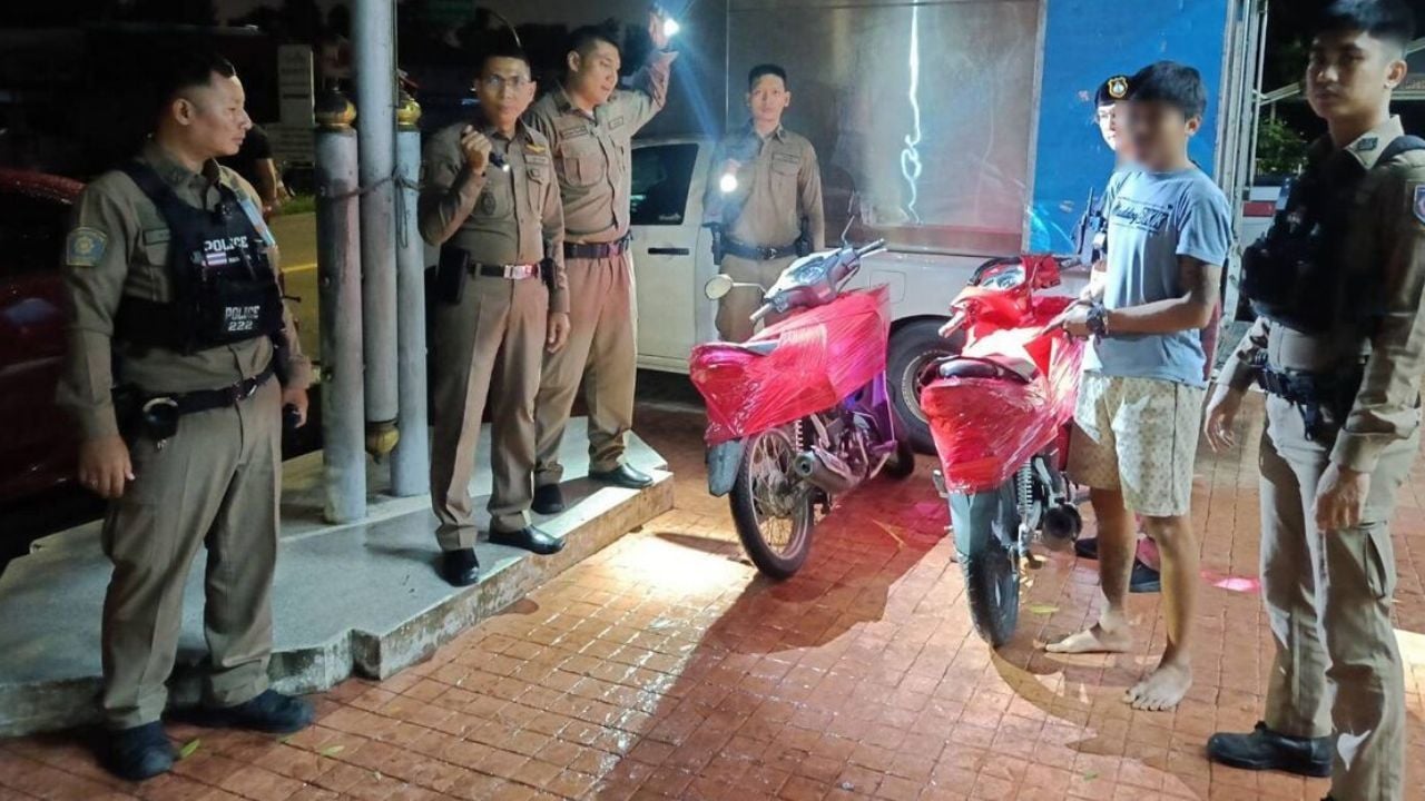 Мужчина арестован в Бангкоке за транспортировку украденных мотоциклов