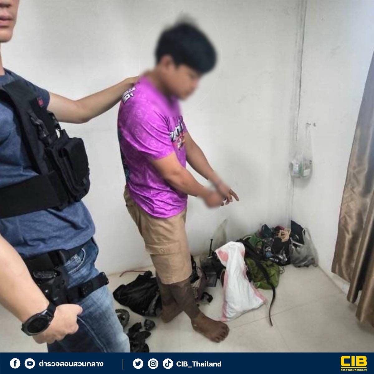 Мужчина из Бурирамa арестован за попытку убийства и нарушения правил обращения с огнестрельным оружием