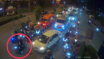 Пойман на камеру: вор в Патонге попался с добычей в 300 000 бат