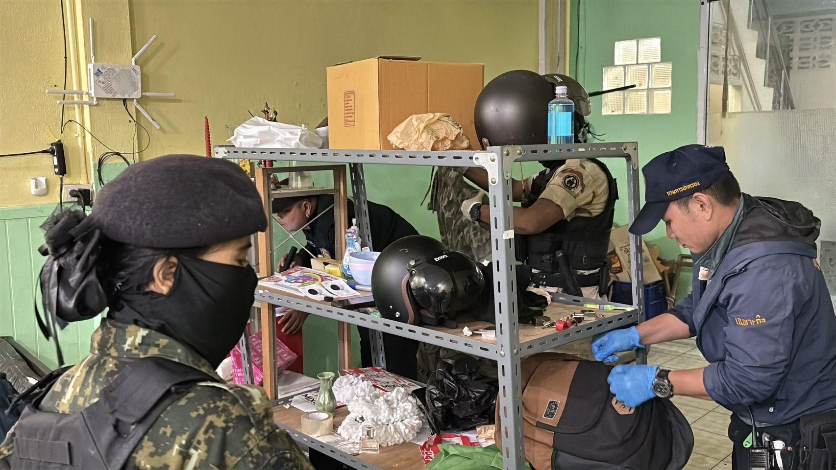 Полиция закрыла магазин кратаома в Паттайе во время рейда в наркопритоне