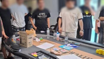 Полиция Чонбури разгромила незаконное покерное заведение, арестовав девять иностранцев