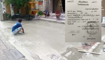 Скандал с цементом в Паттайе: Подрядчик оштрафован за сброс сточных вод