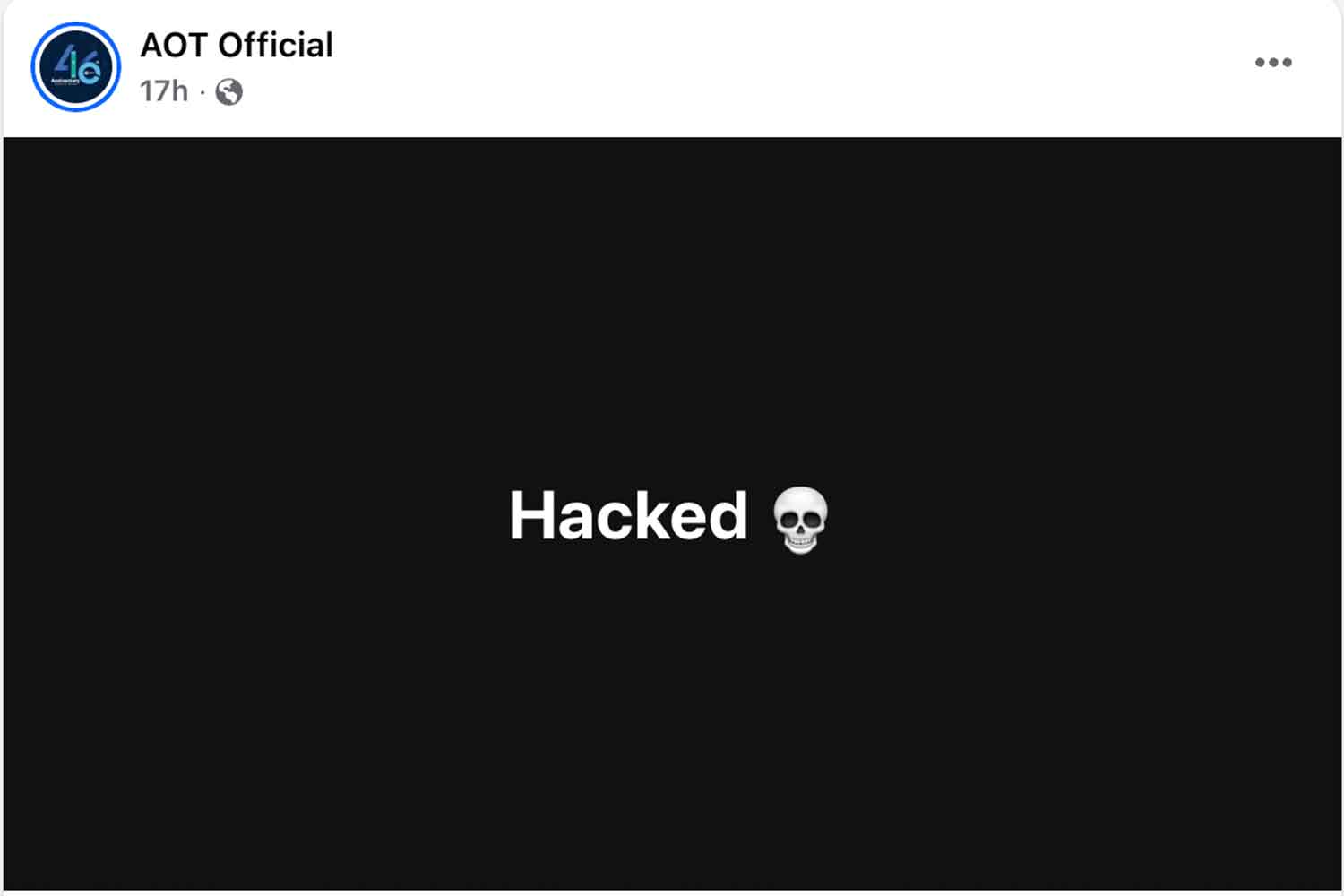 Страница Facebook аэропортов Таиланда была взломана