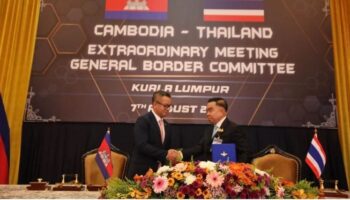 Таиланд и Камбоджа заключили перемирие на границе в Малайзии