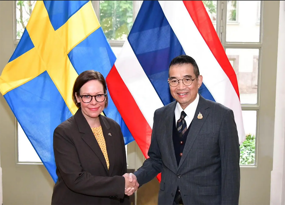 ТАиланд и Швеция заключают стратегическое партнерство, нацеливаясь на усиление обороны и зеленое сотрудничество