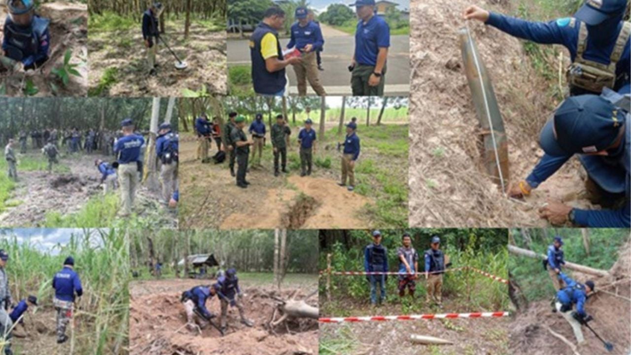 Таиланд уничтожил 432 взрывных устройства на таиландско-камбоджийской границе за 10 дней