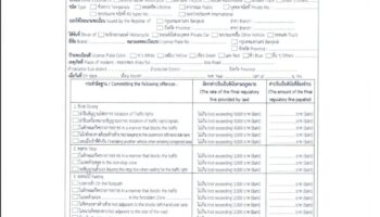 Тайланд представляет новые форматы штрафов за нарушение правил дорожного движения с 4 августа