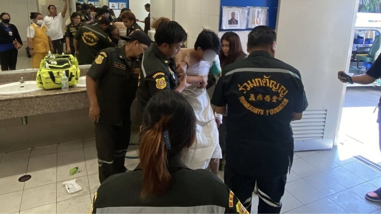 Тайская женщина сдалась полиции после атаки на бывшего бойфренда с использованием чистящего средства для ванной.