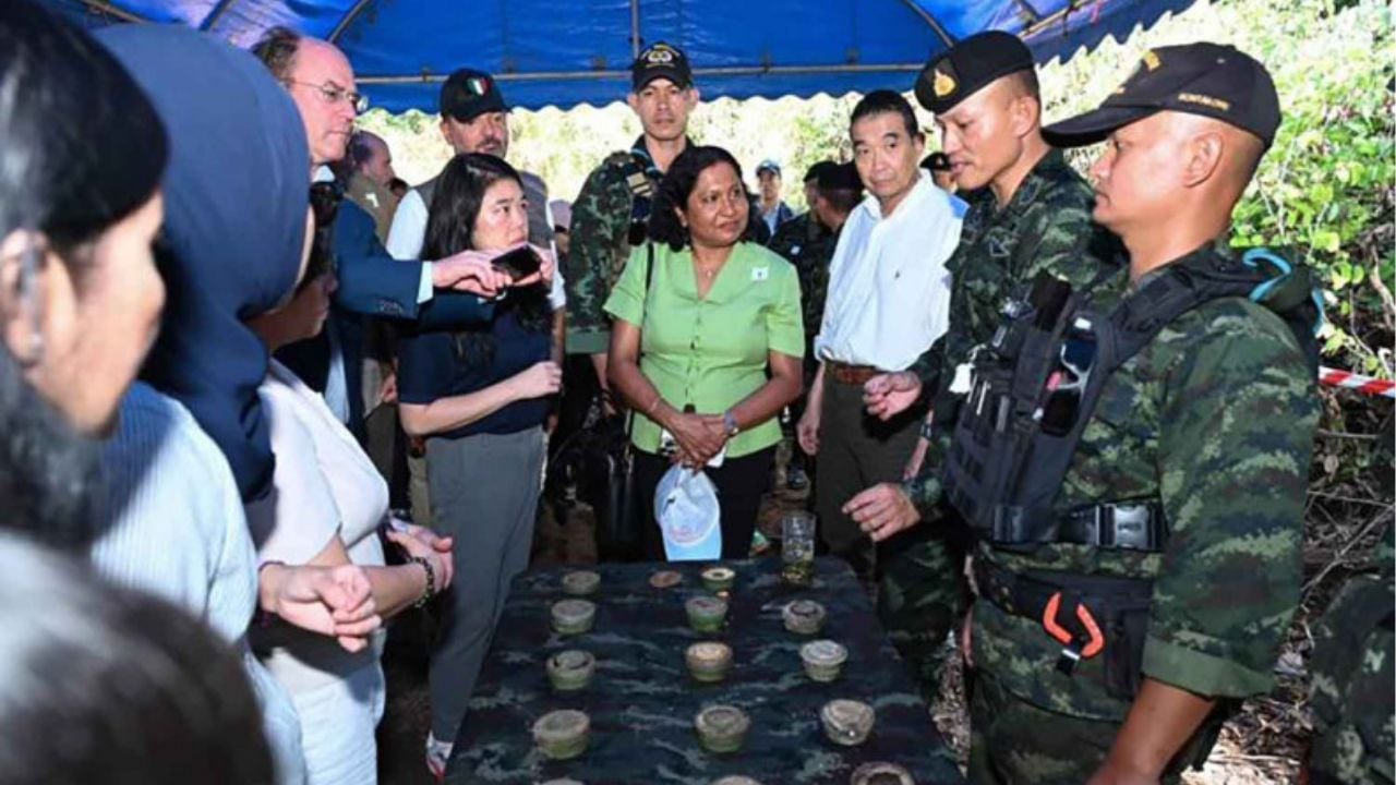 Тайские и камбоджийские официальные лица сталкиваются по вопросу легитимности мин.