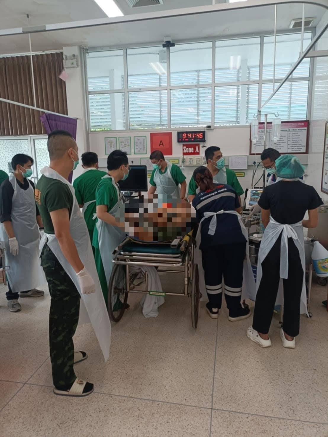 Тайский рейнджер потерял ногу в результате взрыва мины у границы с Камбоджей