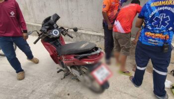 12-летний мальчик пострадал после того, как мотоцикл врезался в стену в Паттайе