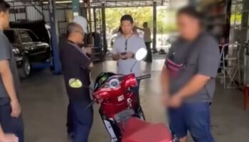 2 ирландки, запечатленные на камерах видеонаблюдения, преследующие вора на дороге в Чианг Мае