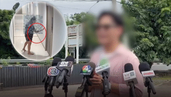 Владелец квартиры в Бангкоке пообещал подать в суд после того, как сосед разбил дверь и угрожал ножом