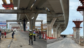 Движение восстановлено после опрокидывания крана на дороге Рама 2, строительство приостановлено для проверки безопасности