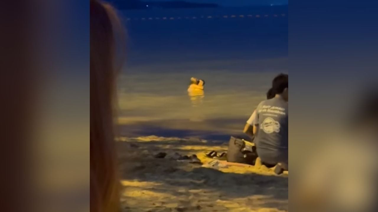 Иностранная пара засняла занятия сексом в море у пляжа Джомтиен в Паттайе