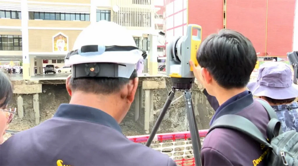 Команды Бангкока принимают экстренные меры из-за провала грунта рядом с госпиталем Ваджира