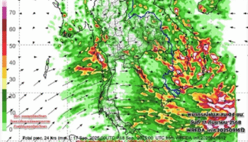 Метеорологи следят за развивающимся штормом в Южно-Китайском море, в Таиланде выпущены предупреждения о дожде