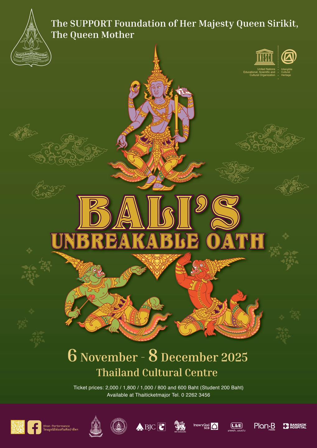 «Непоколебимая клятва Бали» удивит зрителей в Центре культуры Таиланда